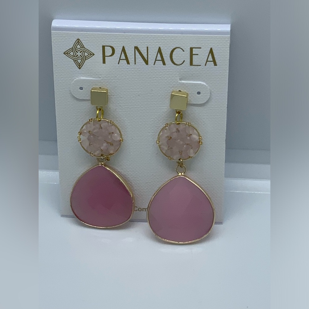 Panacea Crystal Drop Earrings - Picture 8 of 10